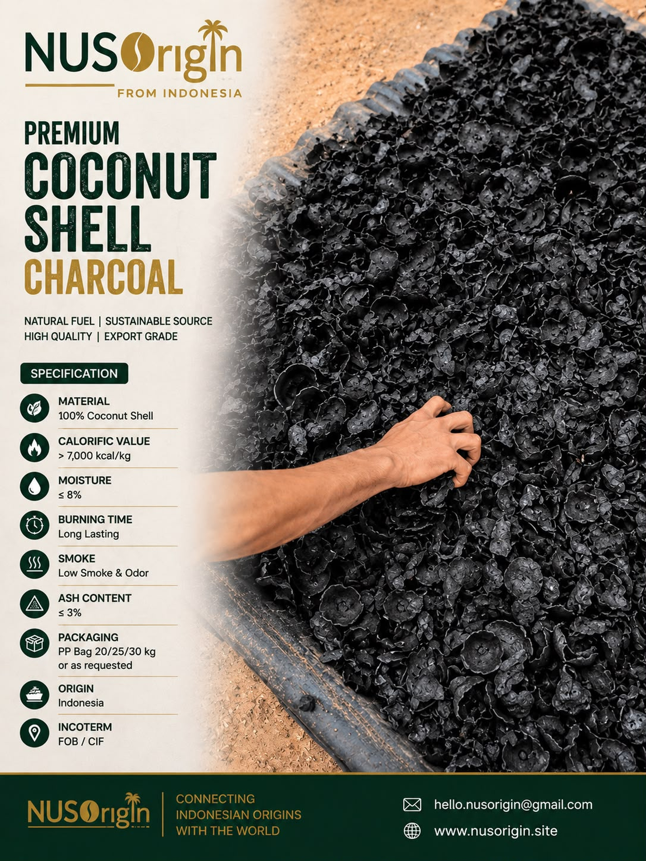 Coconut Shell Charcoal product image